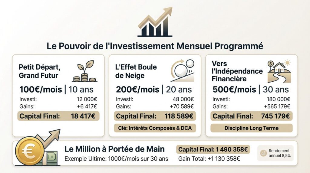 combien rapporte un etf - mensuel