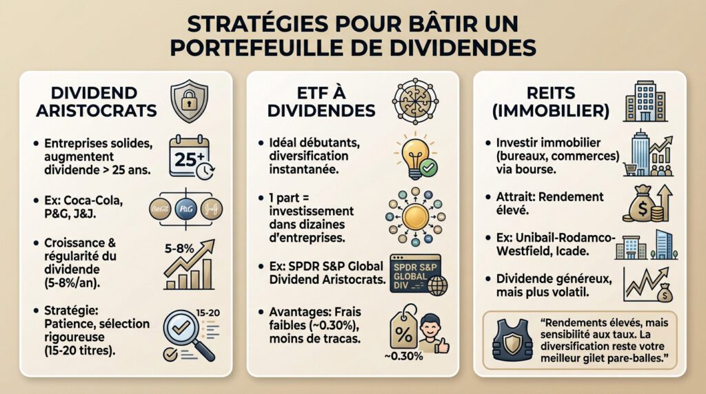 vivre de ses dividendes - stratégies