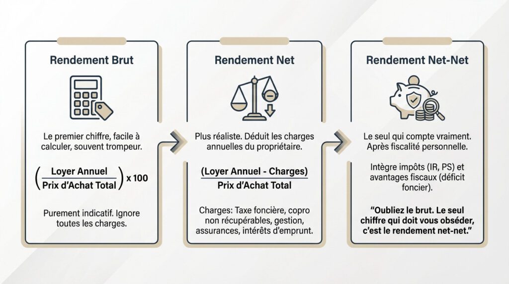 investissement immobilier locatif - rendement