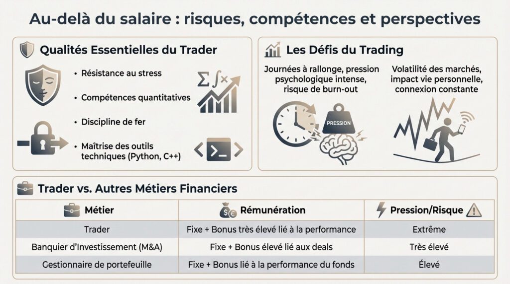 Combien gagne un trader - risques