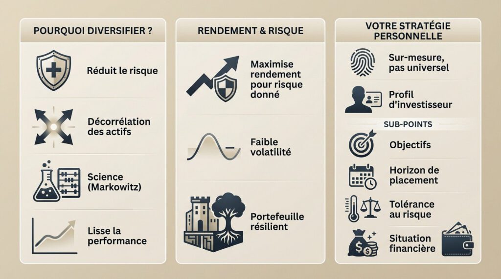 diversification portefeuille - fondations