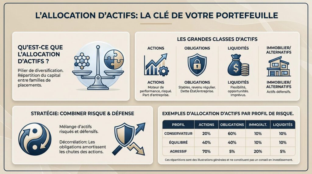 diversification portefeuille - allocations
