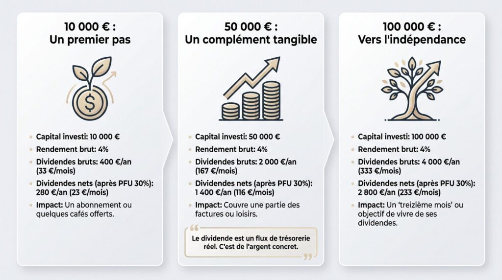 etf dividende - simulations