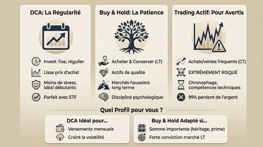 investissement en bourse - profils