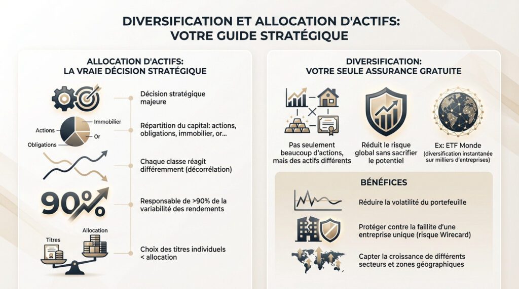 portefeuille d'actions - diversification