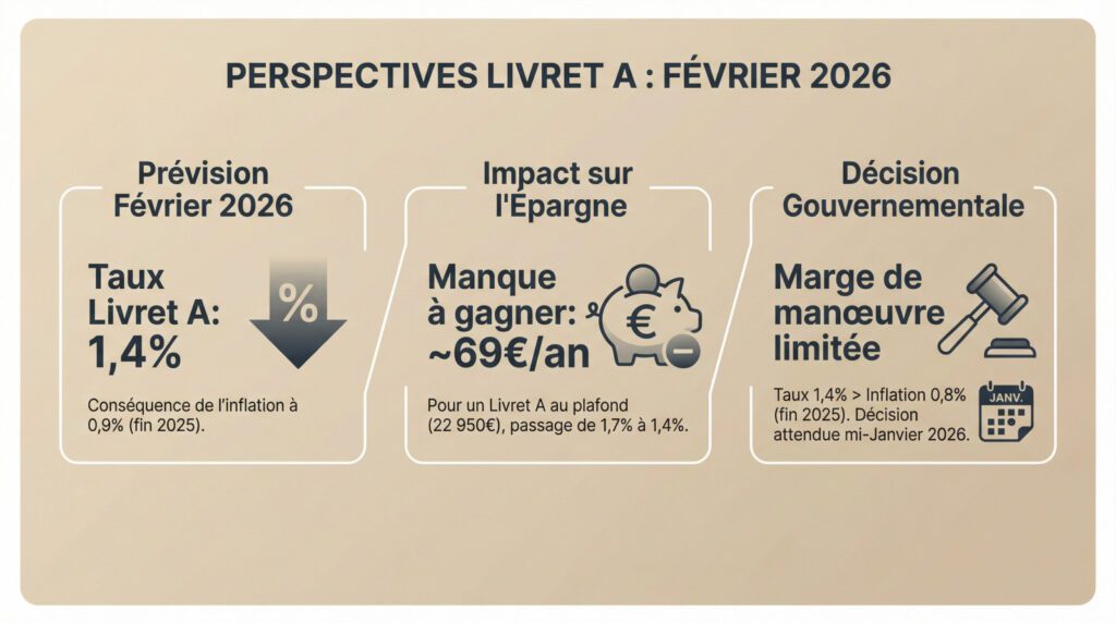 rendement livret A - perspectives