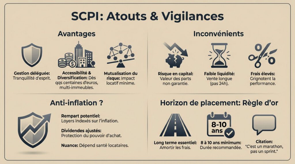 investissement scpi - atouts