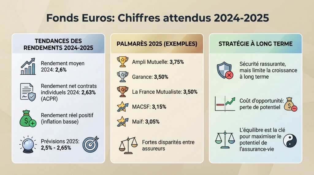 rendement assurance vie - chiffres attendus