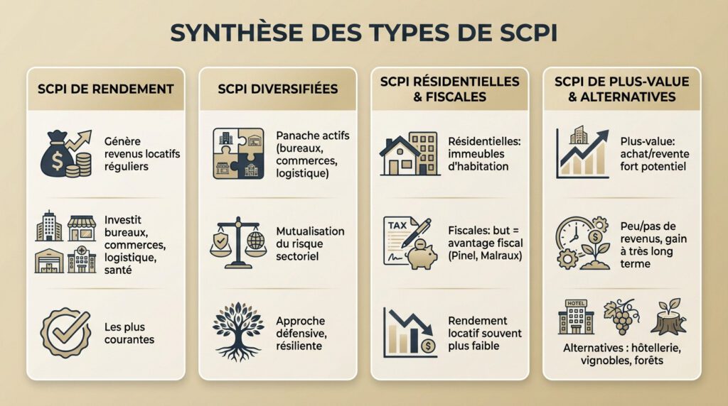 investissement scpi - synthèse