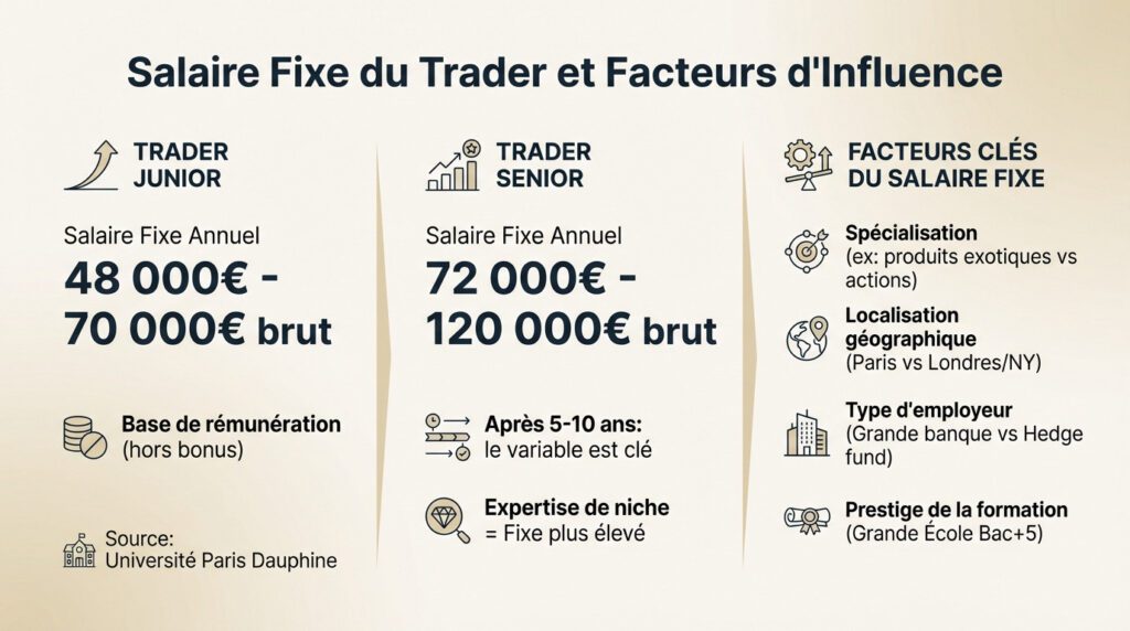 Combien gagne un trader - salaire fixe