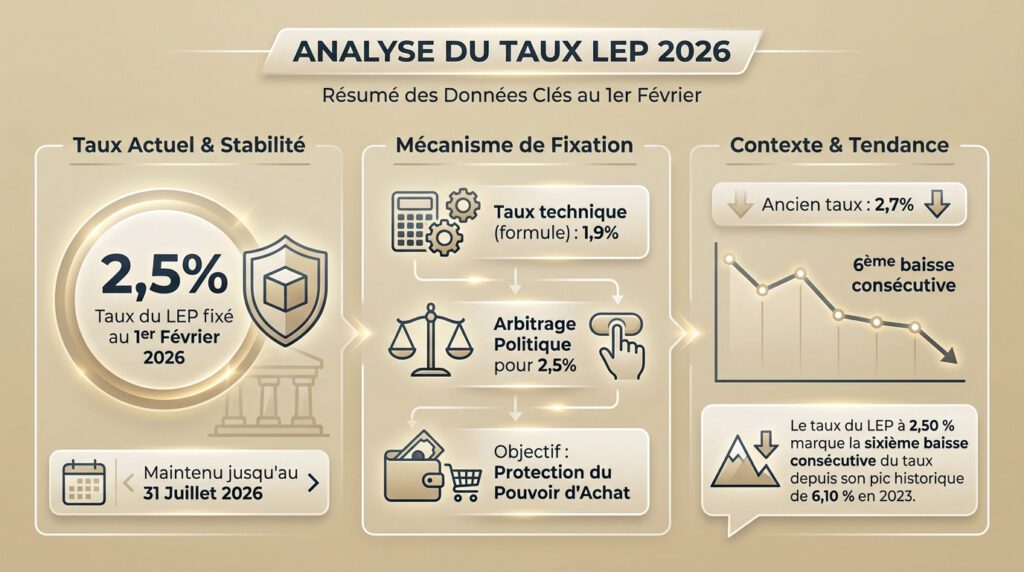 taux lep 2026 - analyse