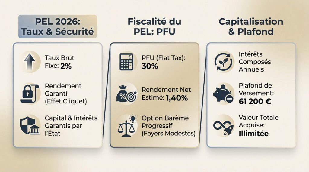 plan épargne logement - taux et sécurité