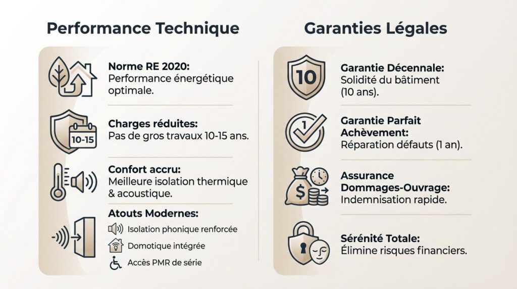 investissement immobilier neuf - garanties