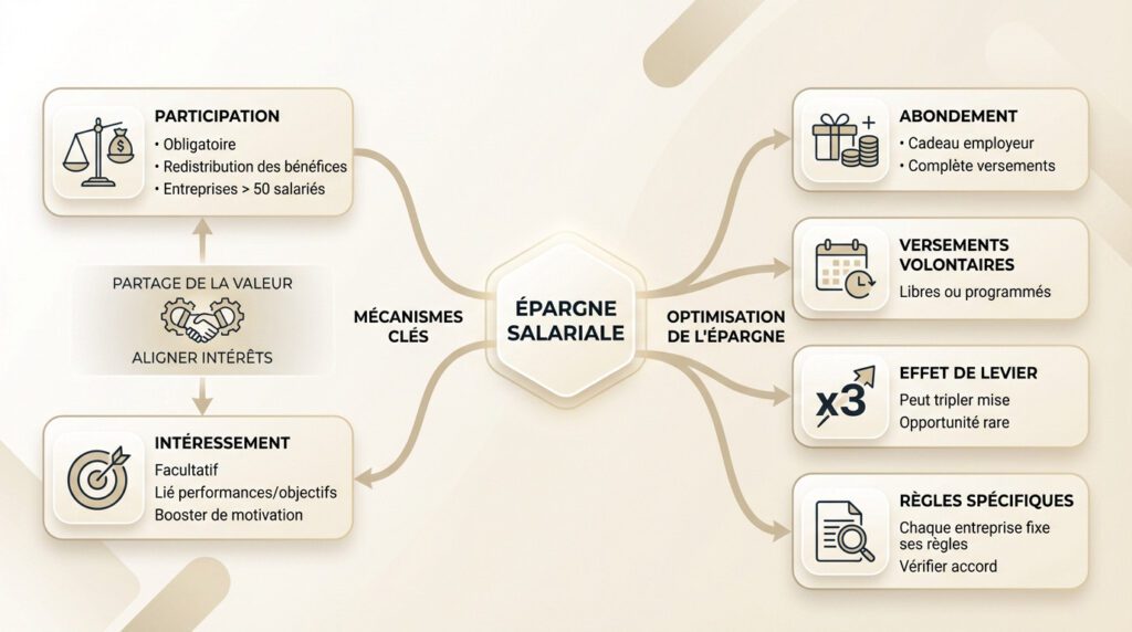 épargne salariale - fonctionnement