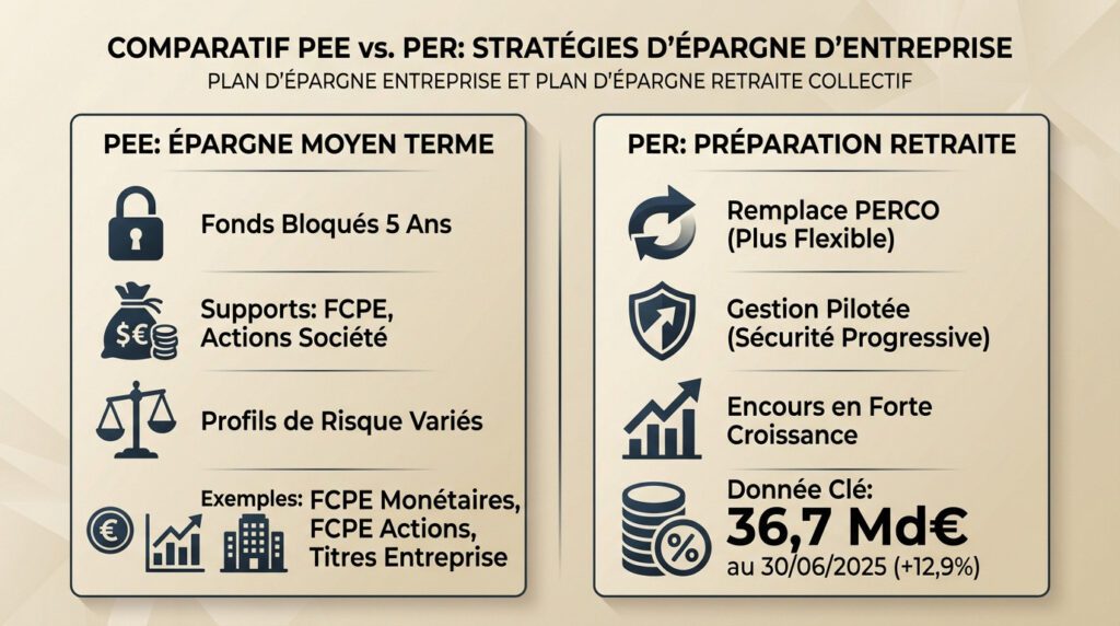 épargne salariale - comparatif