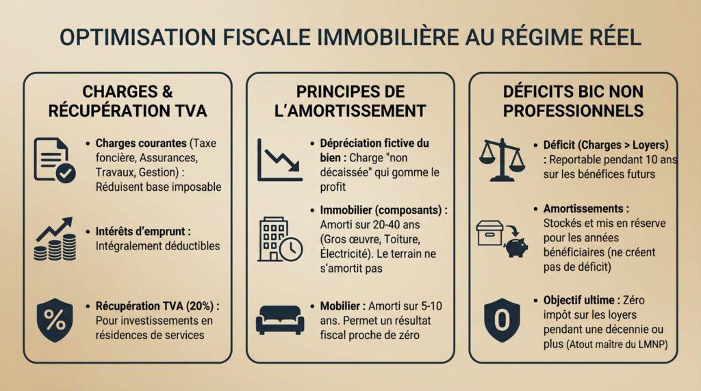 investissement lmnp - régime réel