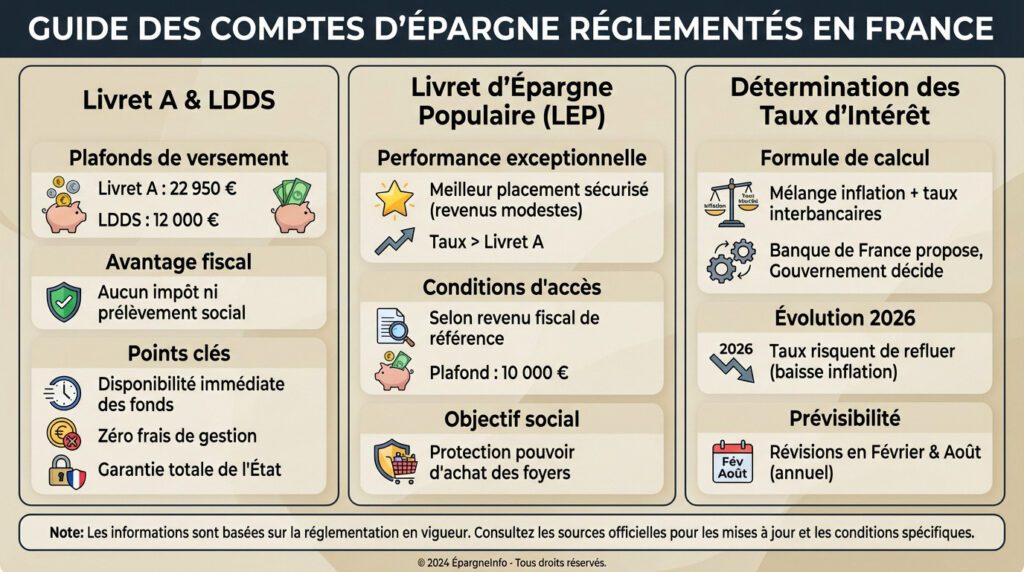 placement sans risque - livrets réglementés