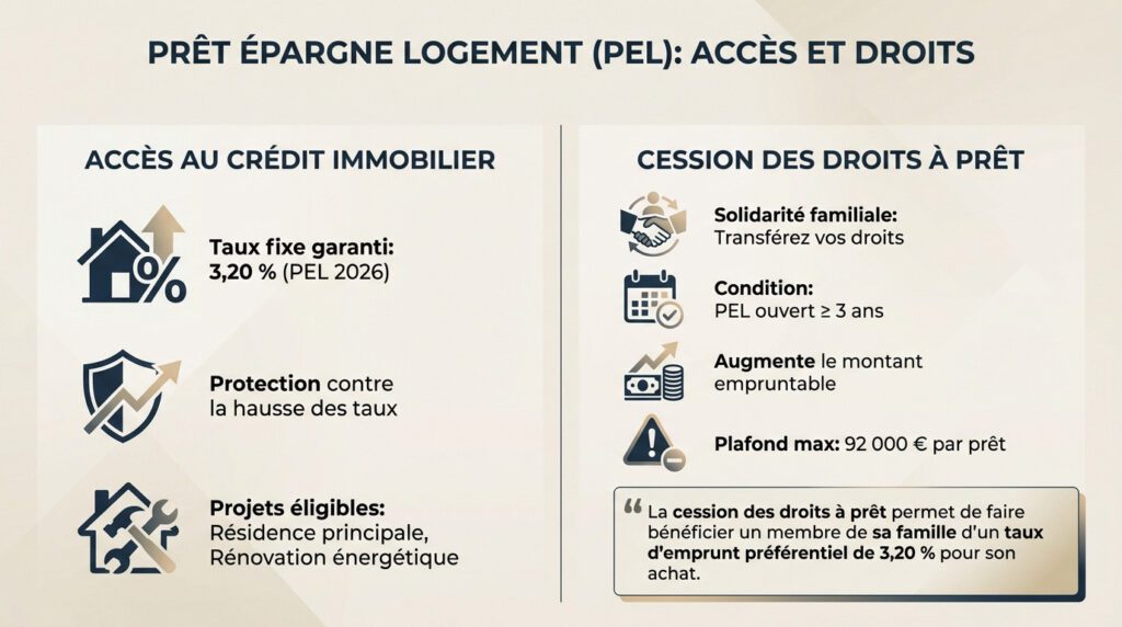 plan épargne logement - droits