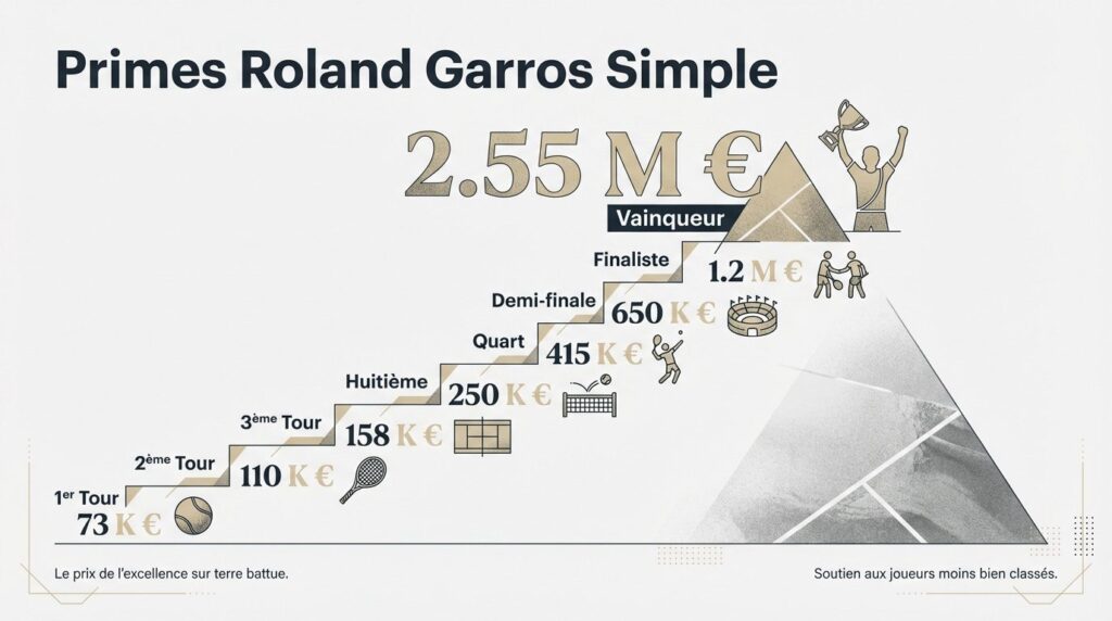 gain roland garros - primes