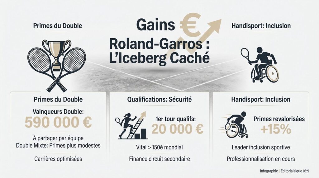 gain roland garros - iceberg caché