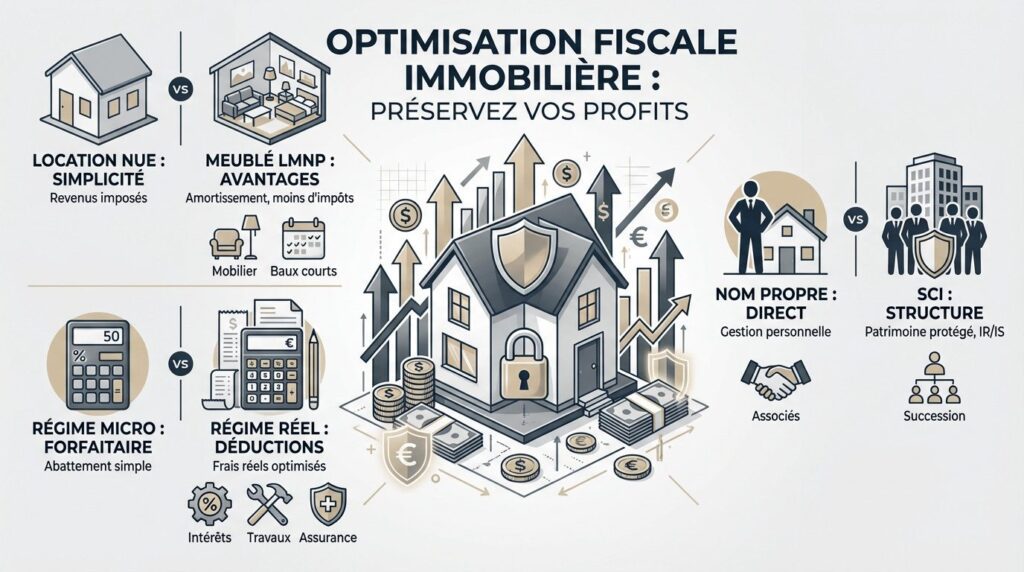 Investir dans l'immobilier débutant - optimisation fiscale