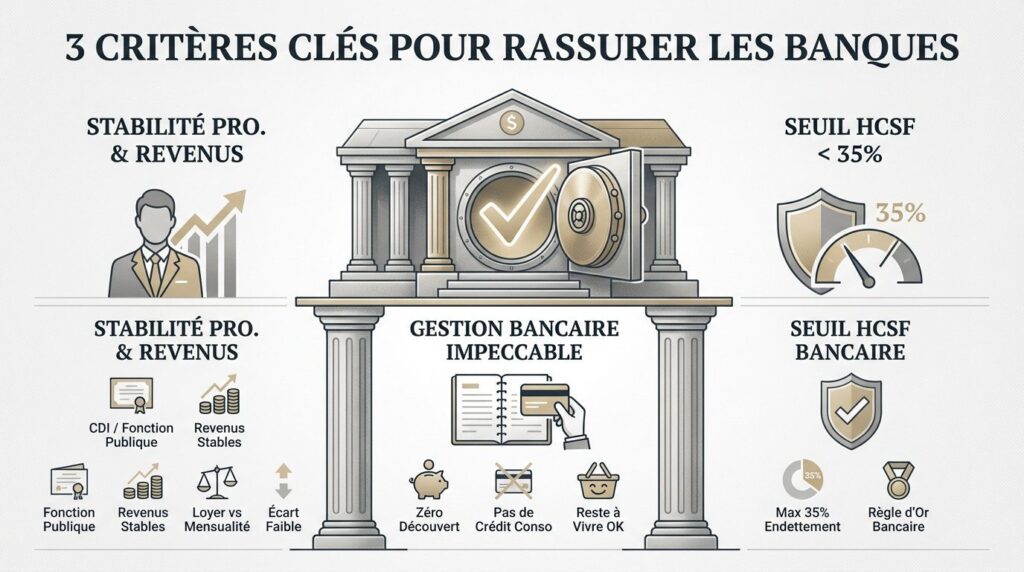 Investissement immobilier sans apport - critères clés