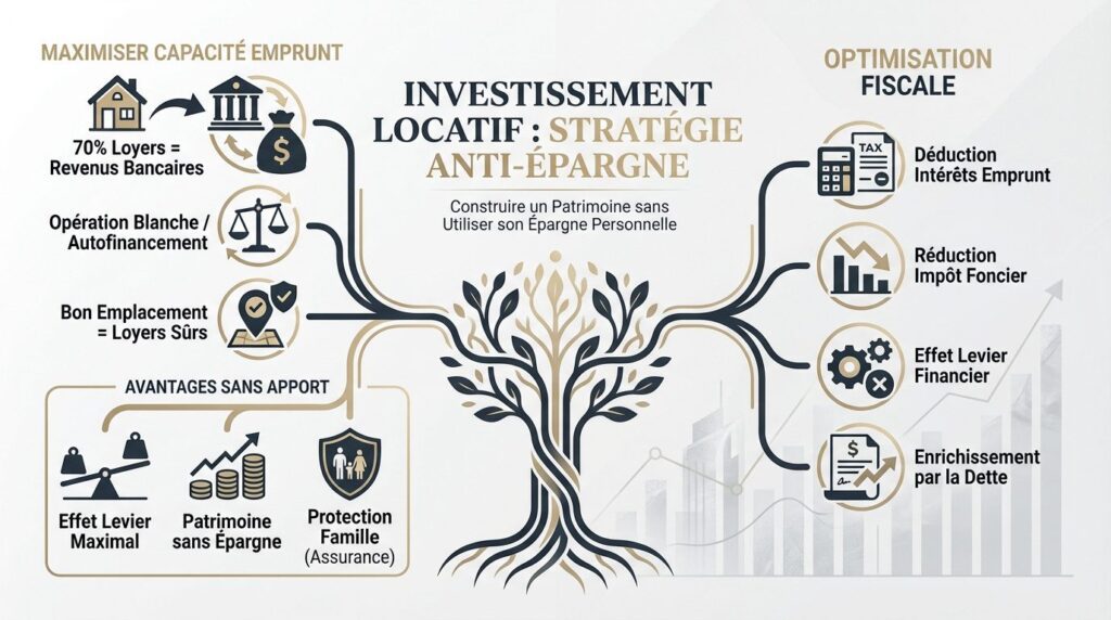 Investissement immobilier sans apport - investissement locatif