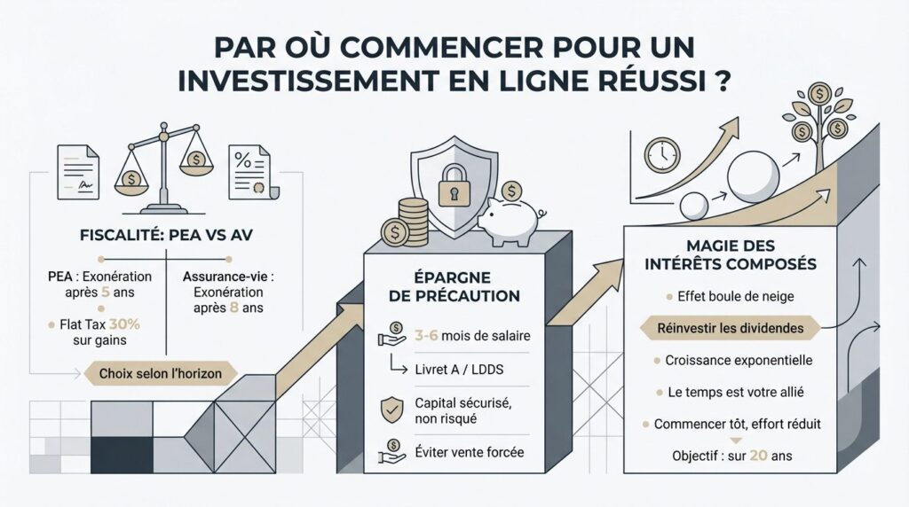 investissement en ligne - par où commencer