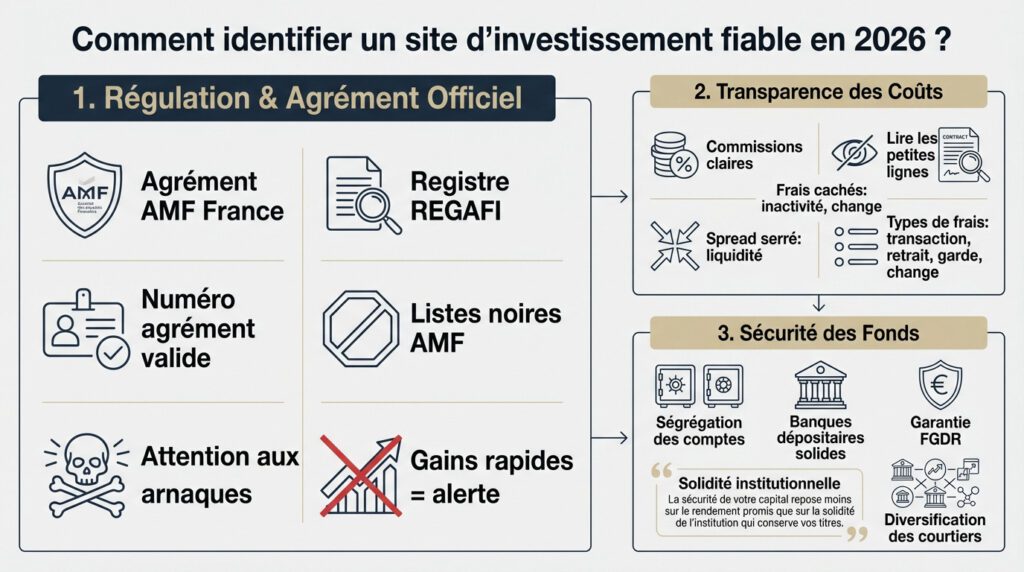 site d'investissement fiable - comment les identifier