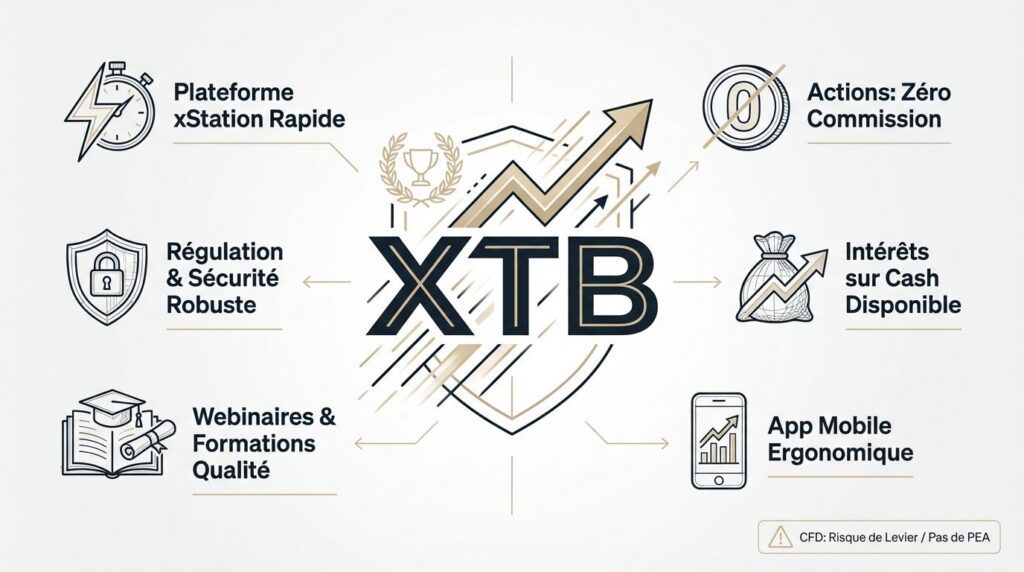 site d'investissement fiable - XTB