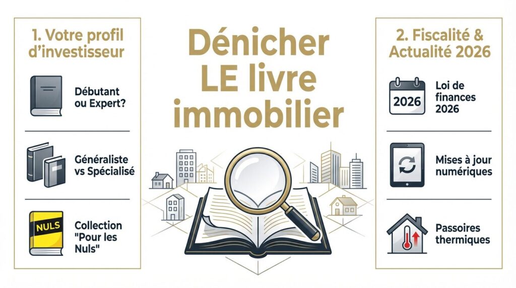 livre d'investissement immobilier - dénicher le bon livre