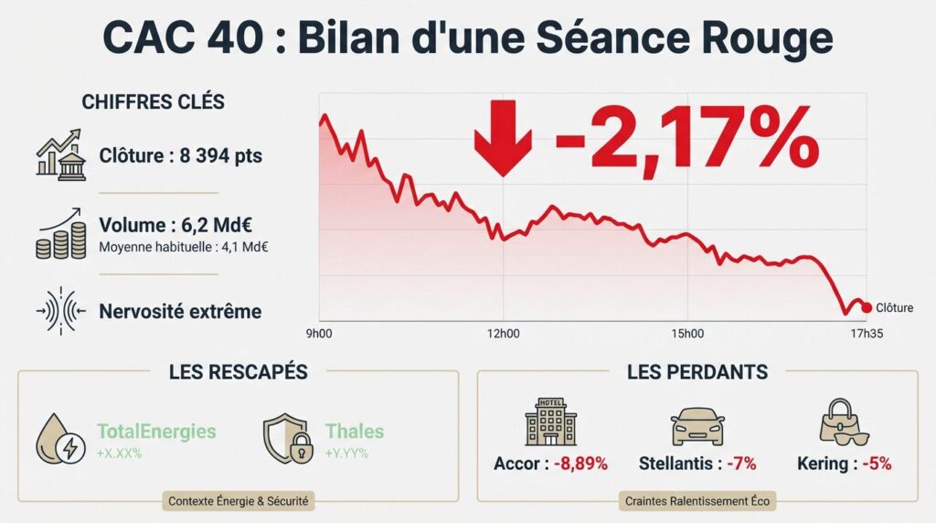 Bourse CAC 40 - bilan