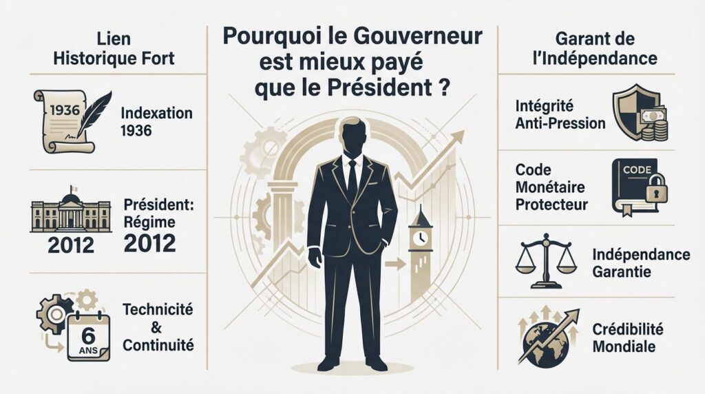 salaire gouverneur banque de france - mieux que le président
