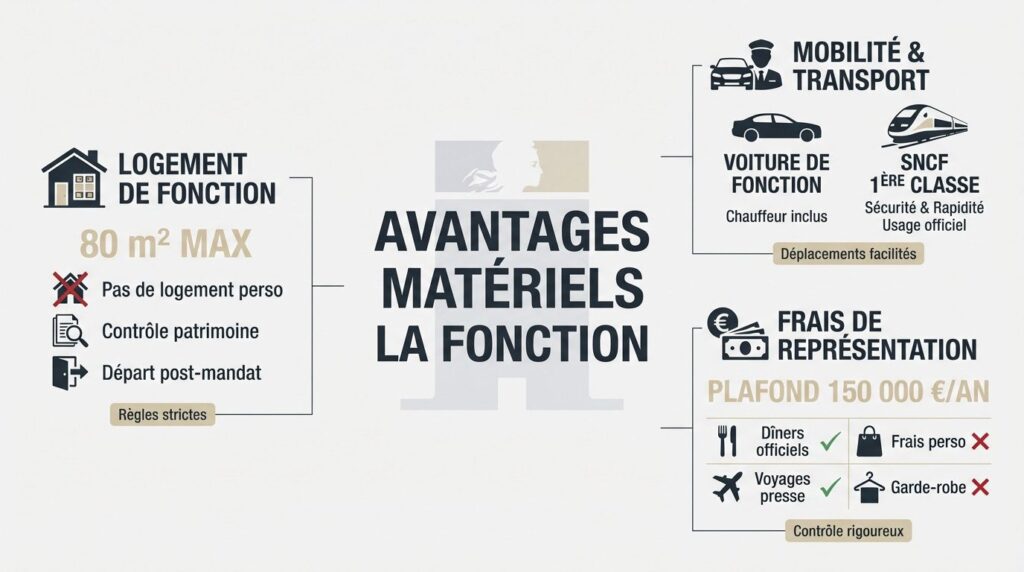 salaire ministre finances - avantages matériels