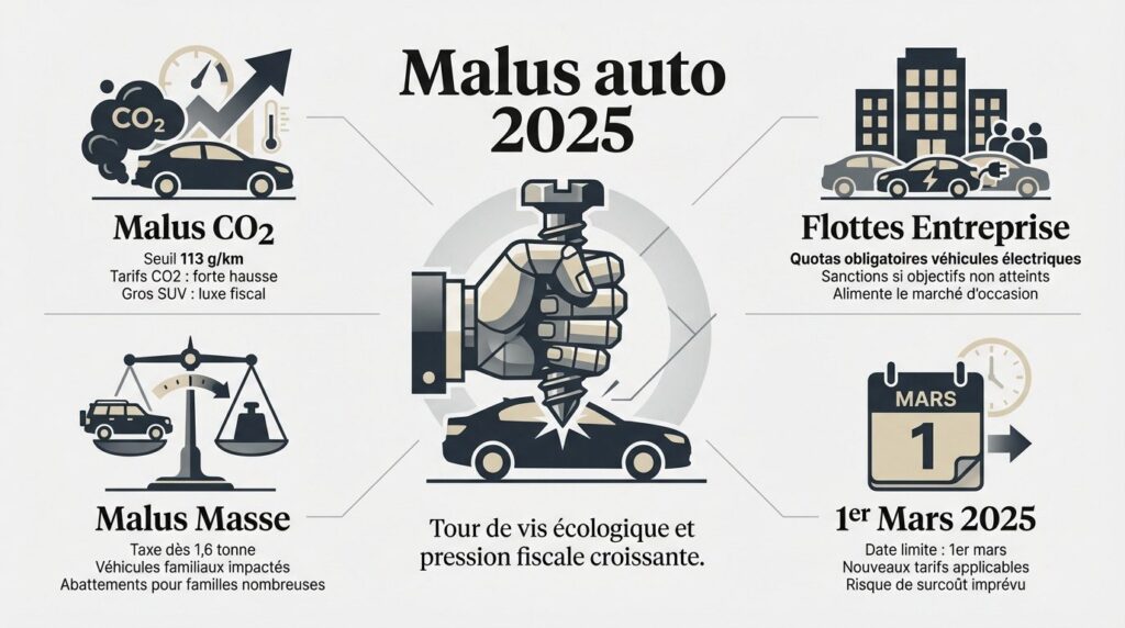 loi finance 2025 - malus auto