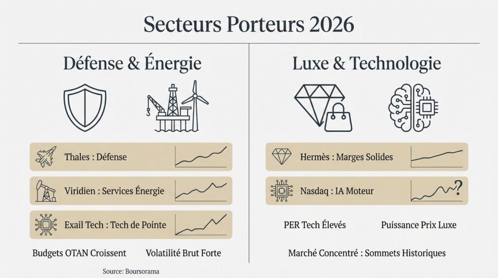 investir bourse maintenant - secteurs porteurs