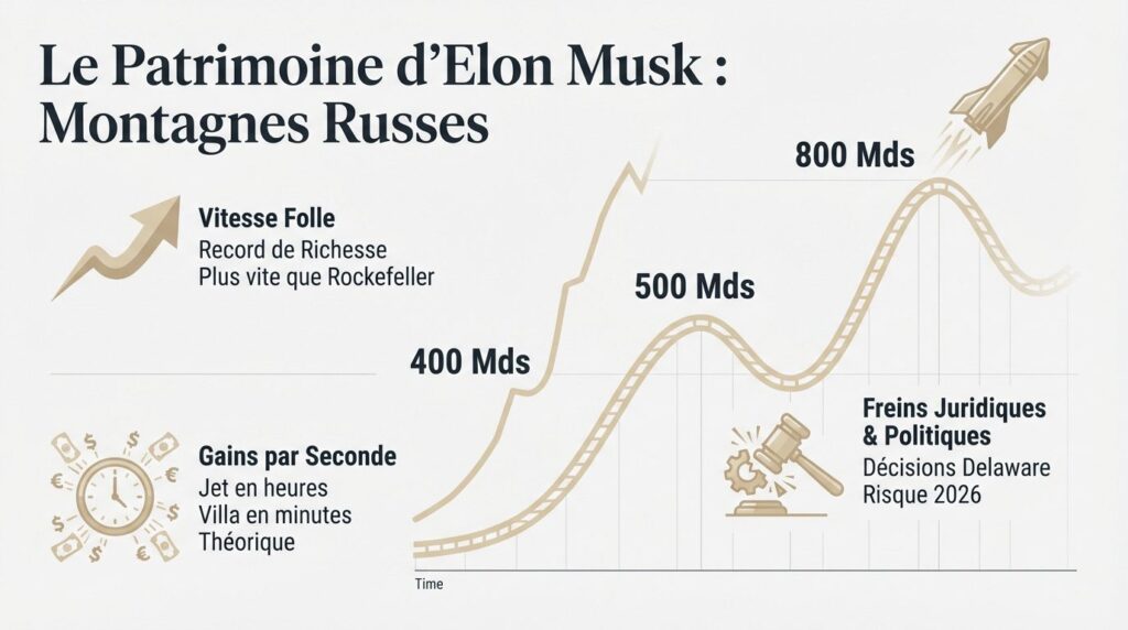 fortune elon musk - montagnes russes