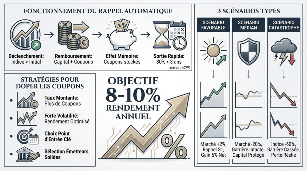produit structuré investissement - rappel automatique