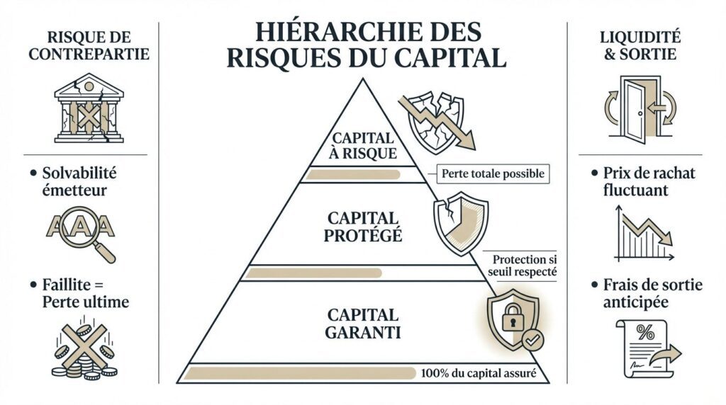 produit structuré investissement - hiérarchie des risques