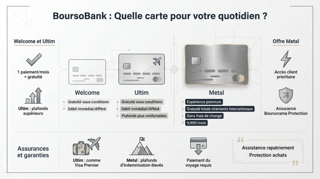 boursobank - cartes